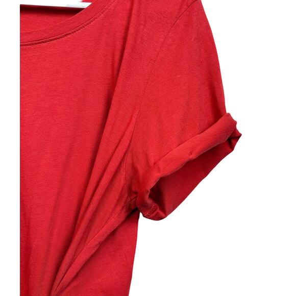 Anthropologie Rust Tie-Waist Blouse - Picture 7 of 10